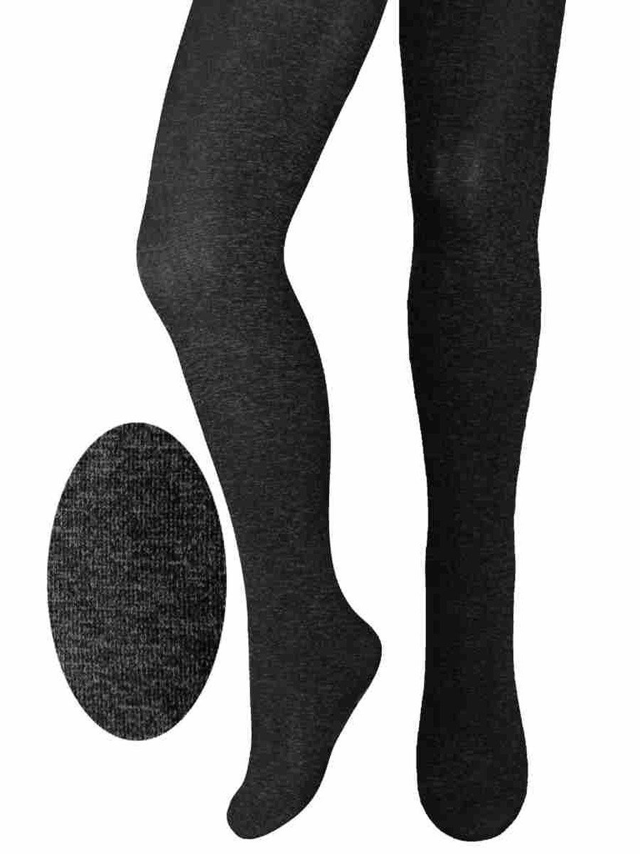 Rajstopy dziewczęce, szare, mikrofibra, Milusie