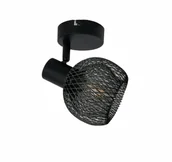 Lampy ścienne - Lampa kinkiet Loretto czarna - miniaturka - grafika 1