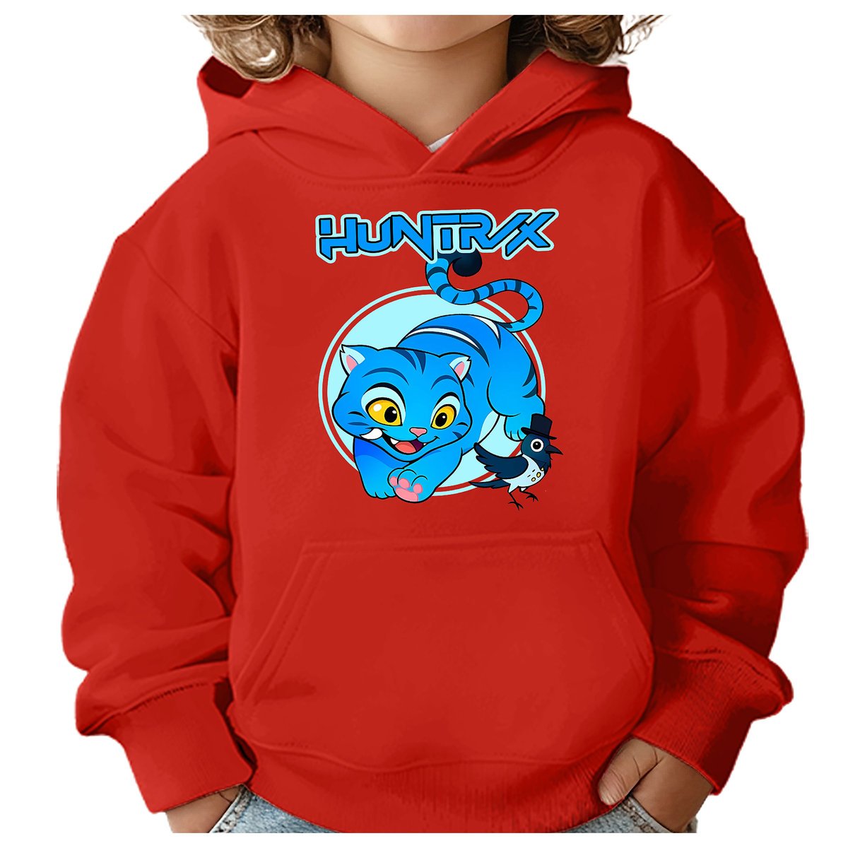 BLUZA DZIECIĘCA DERPY KOT DEMON HUNTERS HUNTRIX 146-152 Z KAPTUREM