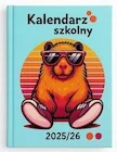 Kalendarze - Kalendarz 2025/2026 A5 tygodniowy szkolny Kapibara - miniaturka - grafika 1