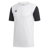 Koszulki męskie - Adidas ESTRO 19 JSY T-Shirt męski, biały - miniaturka - grafika 1