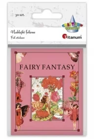 Naklejki foliowe Fairy Fantasy wróżki różowe 30szt - Zabawki kreatywne - miniaturka - grafika 1