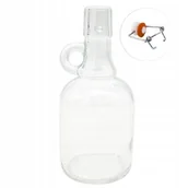 Domowy wyrób alkoholu - Galon na wino szklana butelka z uchwytem i klipsem 500 ml Tragar - miniaturka - grafika 1