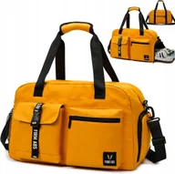 Torebki damskie - TORBA SPORTOWA Z KIESZENIĄ NA BUTY WODOSZCZELNA NA TRENING SIŁOWNIE LEKKA - miniaturka - grafika 1