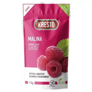 KRESTO Malina 15 g - Owoce świeże i suszone - miniaturka - grafika 1