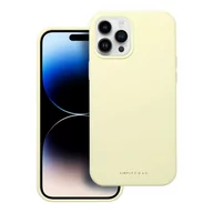 Etui i futerały do telefonów - Futerał Roar Cloud-Skin - do iPhone 12 Pro Max Jasnożółty - miniaturka - grafika 1