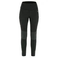Legginsy - Legginsy damskie Fjällräven Abisko Värm Trekking Tights Black-Iron Grey M - miniaturka - grafika 1