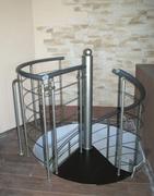 Balustrady i akcesoria - Balustrada metalowa do schodów kręconych CORA model Bawaria 03 - miniaturka - grafika 1
