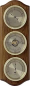 Stacje pogodowe - TFA - Analogowa stacja pogodowa wykonana z litego drewna 20.1076 - Dąb rustykalny orzech włoski - miniaturka - grafika 1