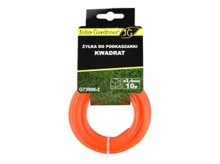 ŻYŁKA TNĄCA DO KOS I PODKASZAREK 2,4 MM 10 MB JG G73998-2 KWADRAT - Akcesoria do kos i kosiarek - miniaturka - grafika 1