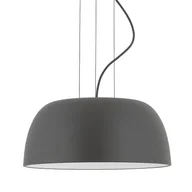 Lampy sufitowe - Sypialniana lampa wisząca Satellite 11227 Nowodvorski kopuła ciemna szara - miniaturka - grafika 1
