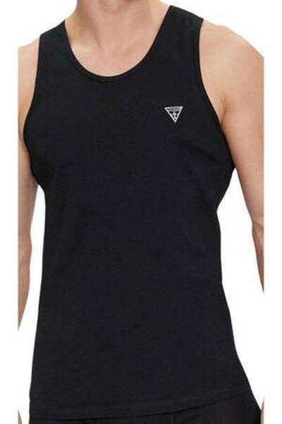 Guess t-shirt męski na ramiączkach czarny, Rozmiar XL