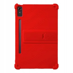 ETUI do Lenovo Tab P12 TB-370 TB370 TB370FU 12,7 cali SILIKON czerwone Pokrowiec Case Futerał Obudowa - Etui do tabletów - miniaturka - grafika 1