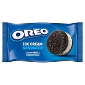 Lody i desery lodowe - Oreo Ciastka kakaowe z masą lodową o smaku waniliowym 110 ml - miniaturka - grafika 1