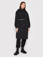 Płaszcze damskie - Calvin Klein Jeans Płaszcz przejściowy J20J218267 Czarny Relaxed Fit L, M, XS - miniaturka - grafika 1