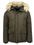Kurtki męskie - Geographical Norway Parka "Claude" w kolorze khaki - miniaturka - grafika 1