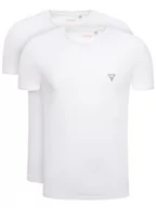 Piżamy męskie - GUESS Komplet 2 t-shirtów Hero U97G02 JR003 Biały Slim Fit - miniaturka - grafika 1