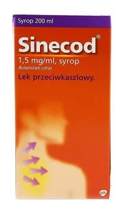 Novartis Sinecod 1,5mg/1ml 200 ml - Przeziębienie i grypa - miniaturka - grafika 1