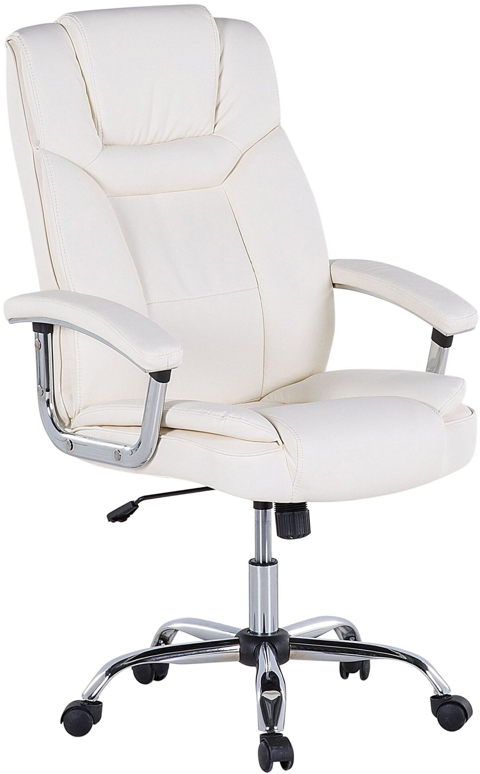 Beliani Fotel biurowy regulowany beżowy ADVANCE