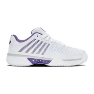 Buty sportowe damskie - Damskie buty tenisowe K-Swiss Express Light 3 Clay White/Purple EUR 37 - miniaturka - grafika 1
