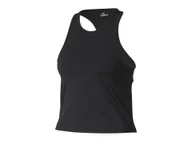 Koszulki sportowe damskie - CRIVIT Top funkcyjny damski z wycięciem na plecach (M (40/42), Czarny) - miniaturka - grafika 1