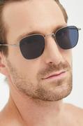 Okulary przeciwsłoneczne - Tommy Hilfiger okulary przeciwsłoneczne męskie kolor złoty - miniaturka - grafika 1