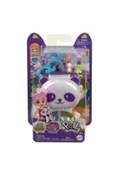 Lalki dla dziewczynek - Polly Pocket Pet Connects Panda HRD38 - miniaturka - grafika 1
