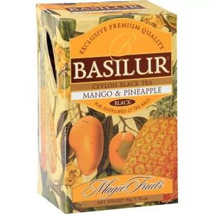 BASILUR BASILUR Herbata Magic Fruits mango i ananas 20 x 2g w saszetkach WIKR-977639 - Kawa w kapsułkach i saszetkach - miniaturka - grafika 1