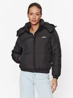Kurtki damskie - Fila Kurtka zimowa FAW0549 Czarny Regular Fit - miniaturka - grafika 1