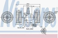 Akcesoria do klimatyzacji i ogrzewania - NISSENS Wentylator wnętrza 87037 - miniaturka - grafika 1