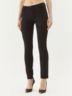 Spodnie damskie - Rinascimento Spodnie materiałowe CFC0116016003 Czarny Slim Fit - miniaturka - grafika 1