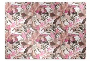 Mata pod fotel ochrona paneli Tropikalny kwiat 140x100 cm - Podnóżki, podpórki, podkładki - miniaturka - grafika 1