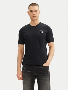 KARL LAGERFELD T-Shirt 755021 552224 Granatowy Regular Fit - Koszulki męskie - miniaturka - grafika 1