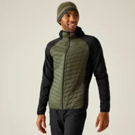 Kurtki i kamizelki sportowe męskie - Regatta Kurtka męska hybrydowa Andreson Zielony, Rozmiar: M - miniaturka - grafika 1