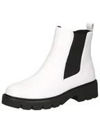 Botki damskie - CAPRICE Damskie botki 9-25413-43, White nalak, 39 EU - miniaturka - grafika 1