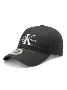 Calvin Klein Jeans Czapka z daszkiem Monogram K50K510061 Czarny - Czapki męskie - miniaturka - grafika 1