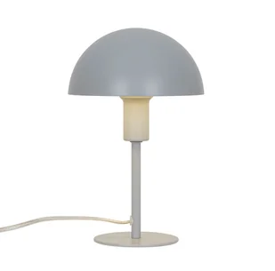 Szara nocna lampka Ellen Mini na szafkę - Lampy stojące - miniaturka - grafika 1