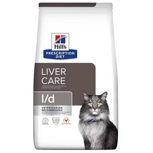 Hills Hills Feline l/d Liver Care 1,5 kg - Sucha karma dla kotów - miniaturka - grafika 1