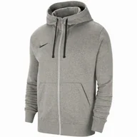 Bluzy męskie - Nike Bluza Sportowa Bawełna Szara Popiel Rozpinana z kapturem XL - miniaturka - grafika 1