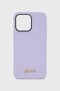 Etui i futerały do telefonów - Guess etui na telefon iPhone 14 Pro Max 6,7" kolor fioletowy - miniaturka - grafika 1