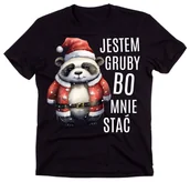 Koszulki męskie - KOSZULKA MĘSKA JESTEM GRUBY BO MNIE STAĆ - miniaturka - grafika 1