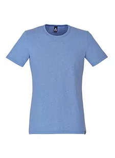Royal Trigema Trigema T-shirt męski 602201 niebieski niebieski melange 249) XL 602201-249 - Koszulki męskie - miniaturka - grafika 1