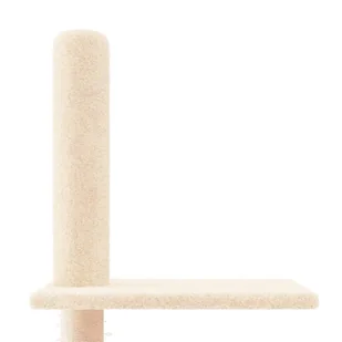 Drzewko dla kota, od podłogi po sufit, kremowe, 250,5-276,5 cm Lumarko! - Drapaki dla kotów - miniaturka - grafika 9