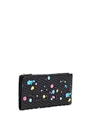 Portfele - Desigual Women's Mone_SPLATTER23 INES Bi-Fold Wallet, Black, 18,5, czarny, 19 - miniaturka - grafika 1
