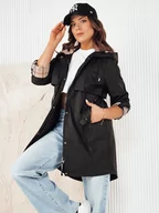 Kurtki damskie - Kurtka damska parka VERDU czarna Dstreet TY4226-S - miniaturka - grafika 1