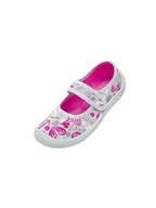 Kapcie damskie - Dziewczęce kapcie z motywem serc i kokardką szare Vi-GGa-Mi - miniaturka - grafika 1