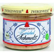 Produkty wegańskie i wegetariańskie - Zwergenwiese Smalczyk wegetariański z cebulą bezglutenowy BIO 165 g - miniaturka - grafika 1