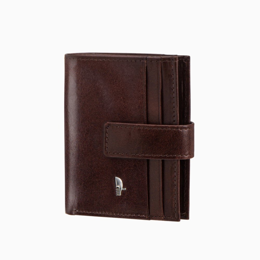 Etui Skórzane Na Karty Dokumenty Wizytówki Dowód Brązowe PUCCINI CR90442-2