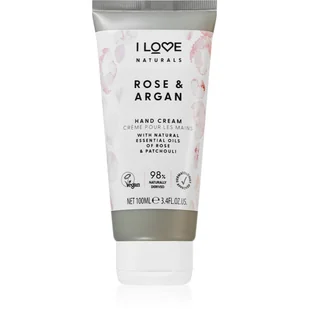 I Love Naturals Rose & Argan krem nawilżający do rąk z różanym aromatem 100 ml - Kremy i maski do rąk - miniaturka - grafika 1