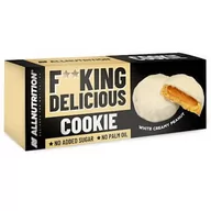 Ciastka - Allnutrition Ciasteczka biała czekolada z nadzieniem orzechowym F**king Delicious 128 g - miniaturka - grafika 1